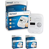 2X Nemaxx Detector de CO Monoxido de Carbono Detector de Gas Alarma de Gas Detector de Humo según la Norma DIN EN50291